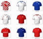 Maillots 2D Standard Nations